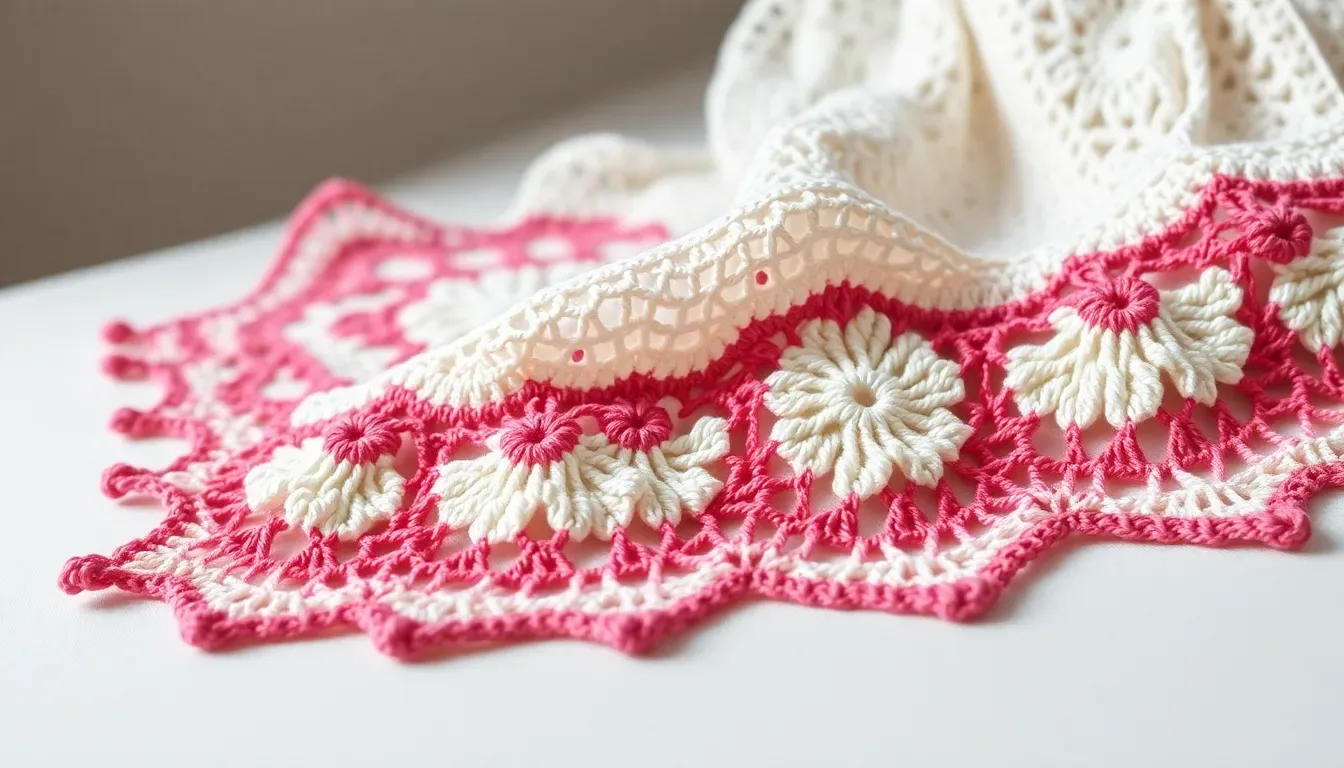 Patrones de bufandas caladas y románticas a crochet | Ebook No. 41