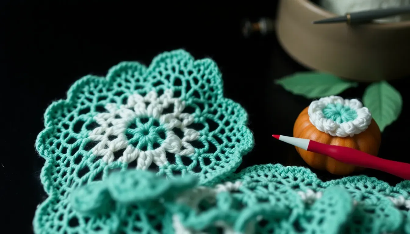 Patrones de encajes a crochet que harán lucir tus proyectos mucho más delicados | Ebook No. 22