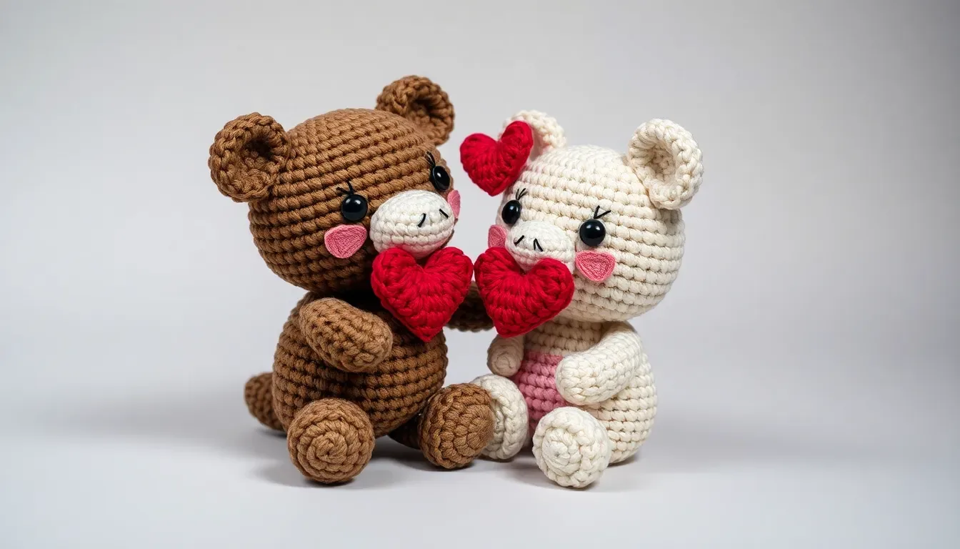 Teje un Cerdito Amoroso a Crochet y Dale Vida a un Regalo Especial
