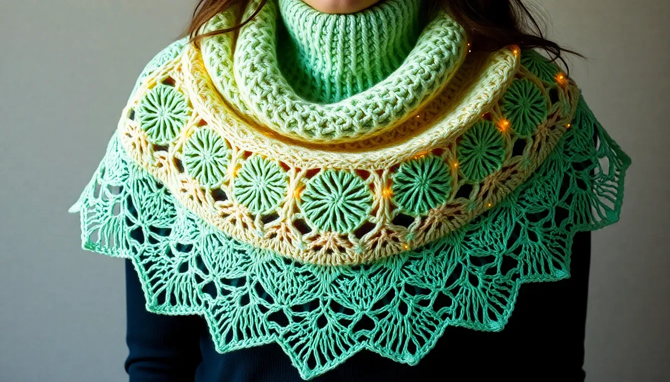 Una Bufanda Diamante a Crochet para envolver tus días con estilo y calidez