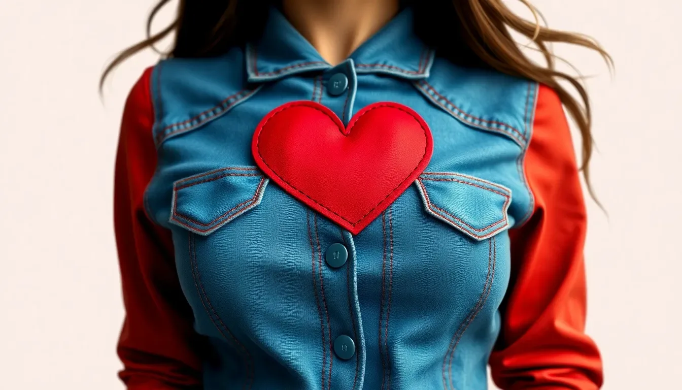 Una chaqueta con corazones pop para abrazarte con estilo y mucho amor