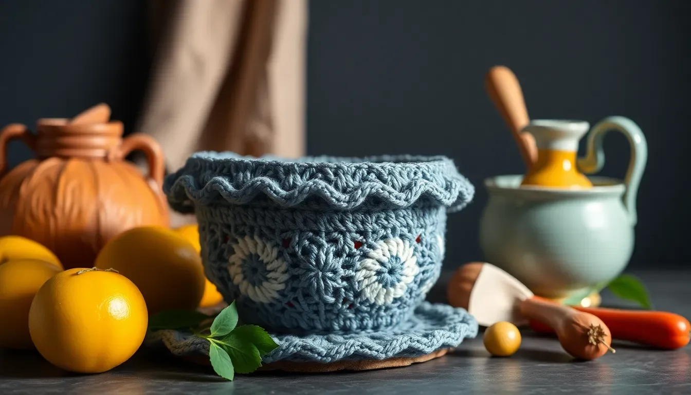 Agarra ollas a crochet: diseños encantadores y prácticos para darle un toque único a tu cocina 🍳🧶