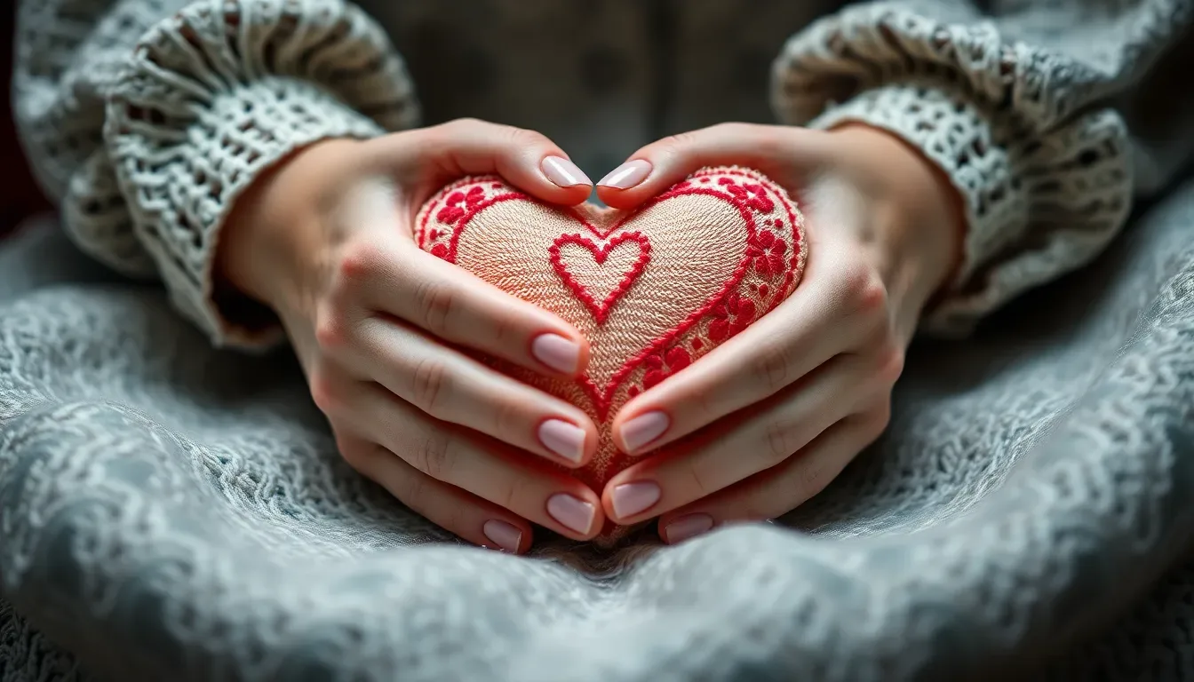 Cojines de Corazón Tejidos a Mano: el Proyecto Romántico que Nunca Pasa de Moda