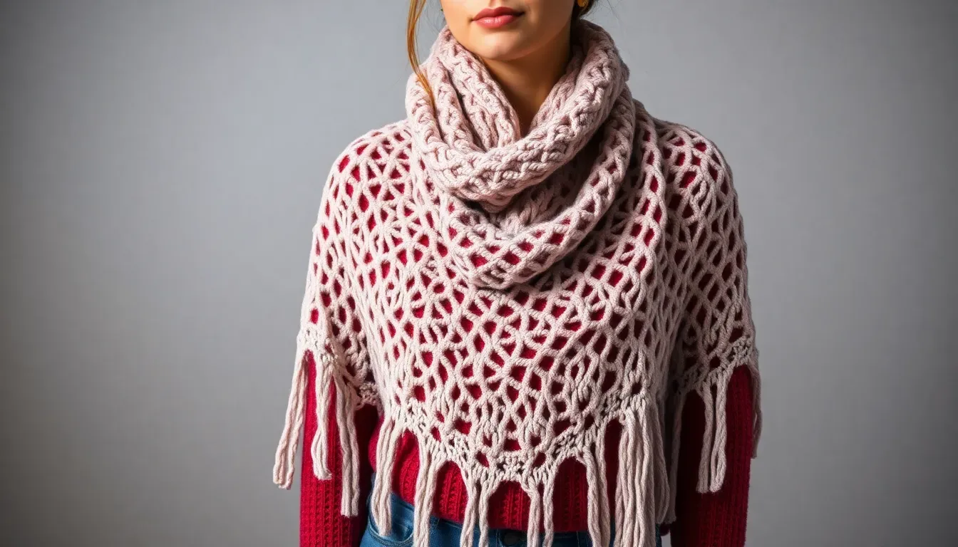 ¡Colores que enamoran! 🌅 Teje el chal Misty Morning a crochet y eleva tus looks de primavera 🧶