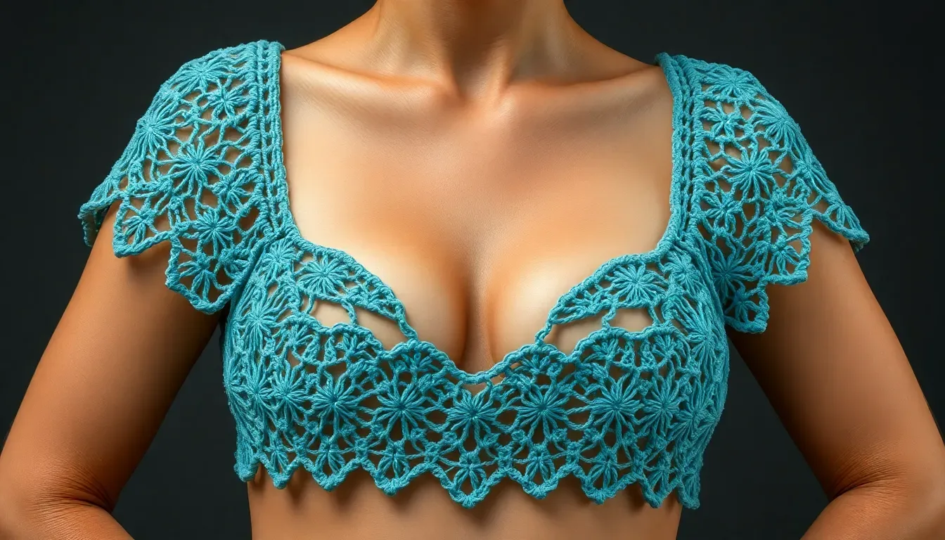 El Top Sirena a crochet que puedes tejer para lucir diferente y muy femenina