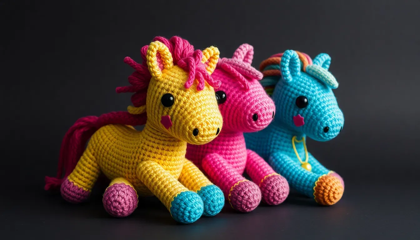 ¡Explosión de color! 🦄 Teje estos caballitos de mar arcoíris: el llavero amigurumi más tierno y fácil ✨