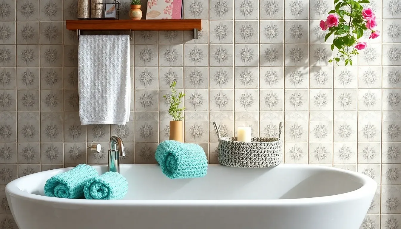 🌹 Baños más bonitos: porta rollos de papel higiénico tejidos a crochet paso a paso