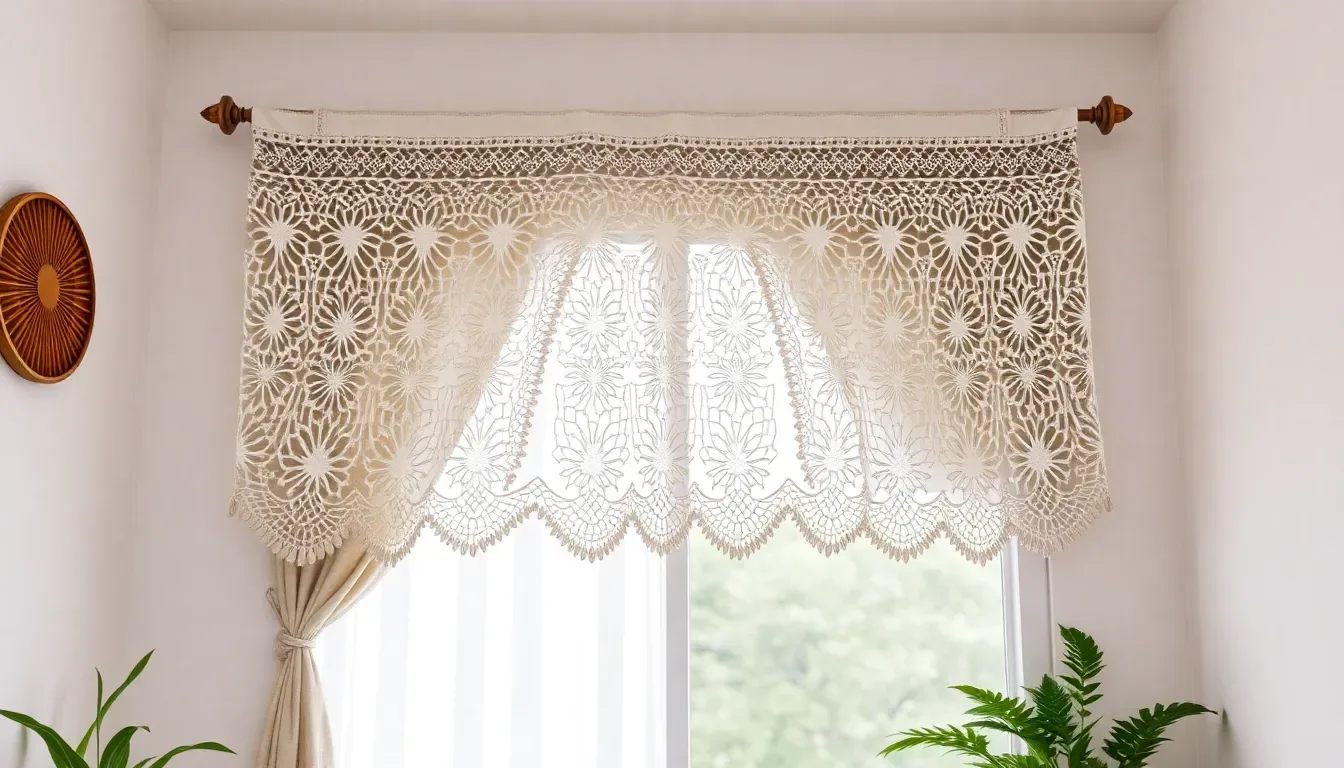 🌼15+ Sujeta cortinas a crochet para decorar salas, dormitorios y cocinas