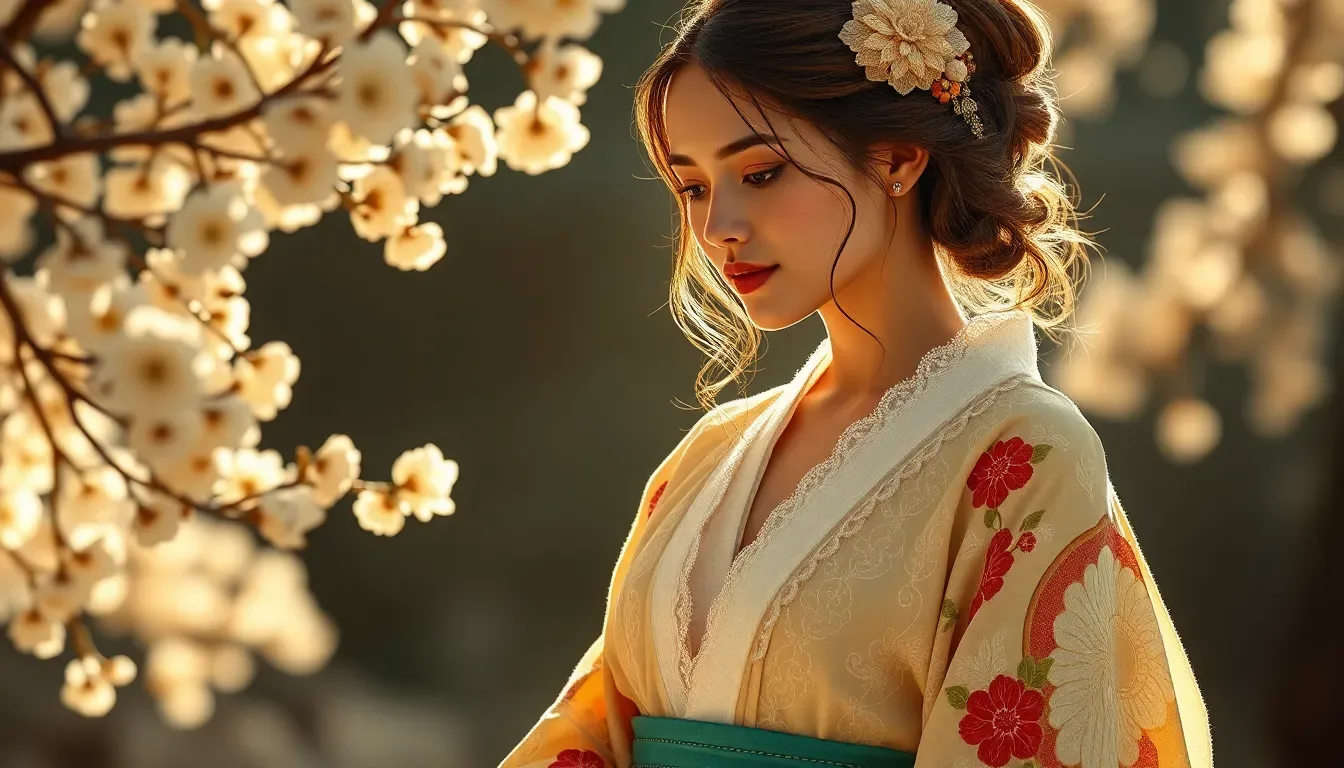 Luce radiante bajo los cerezos: Tutorial de kimono romántico a ganchillo paso a paso🌸