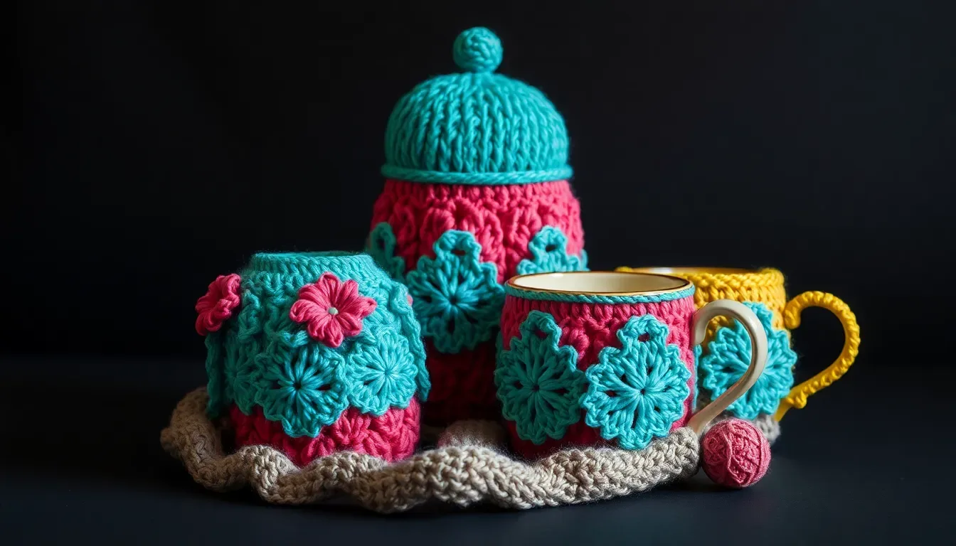 Regalos rápidos y originales 🎁: cubre tazas a crochet para todos los gustos