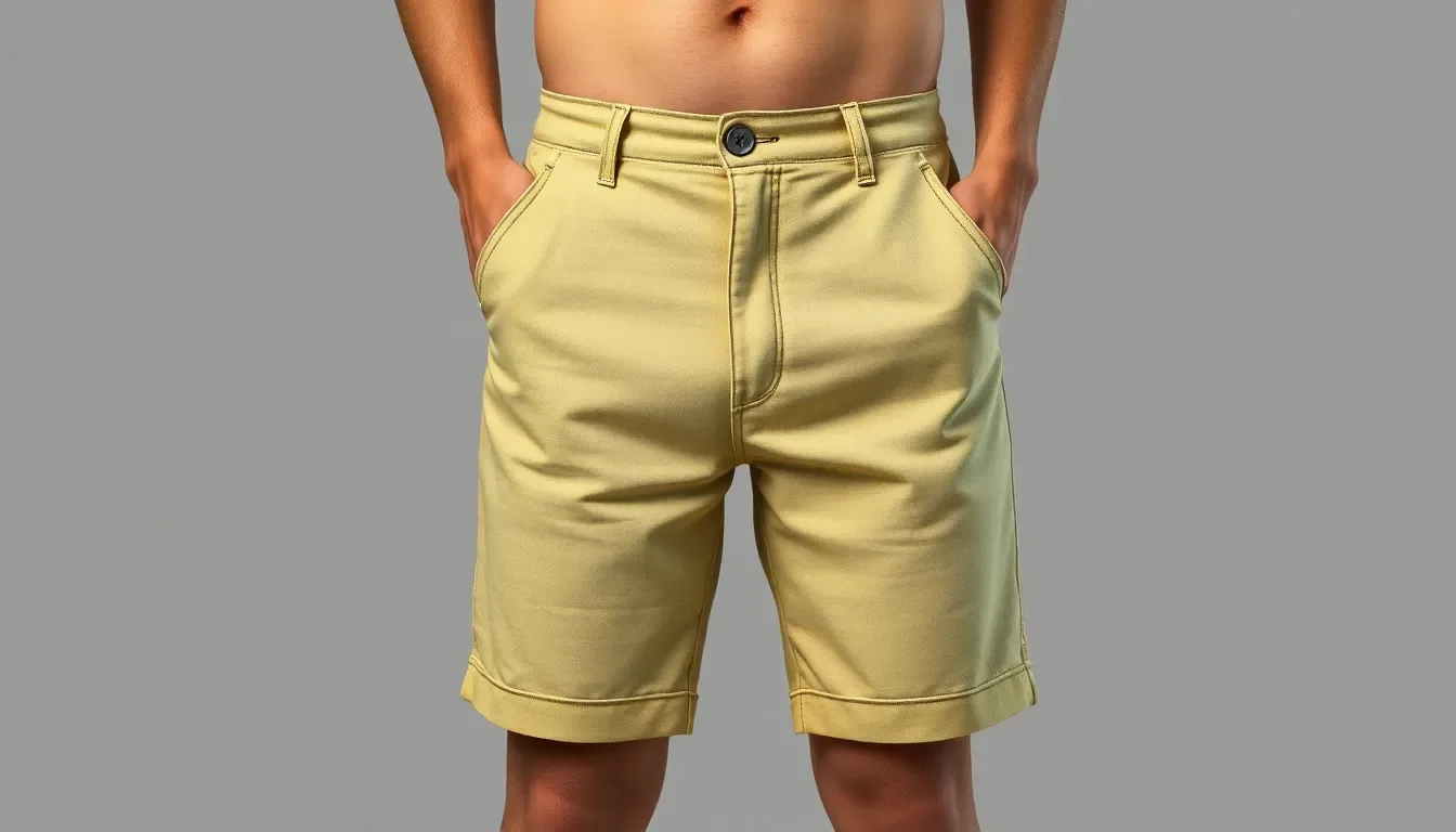 Un Pantalón Short a dos agujas que demuestra lo versátil que puede ser el tejido